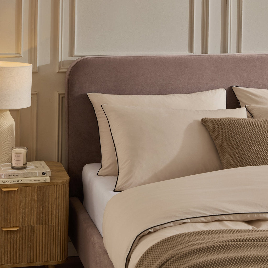 Lit - Gris-taupe