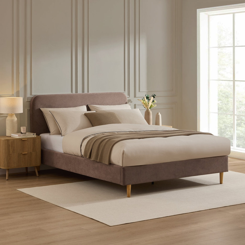 Lit - Gris-taupe