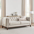 Canapé 3 places - Coloris pierre - Découvrez le canapé 3 places en velours mat coloris pierre de la collection, pour vous détendre et vous relaxer.