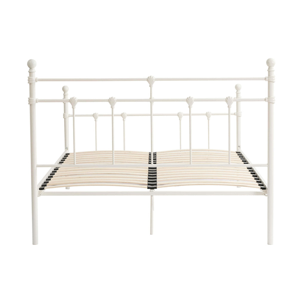 Lit en métal - Blanc