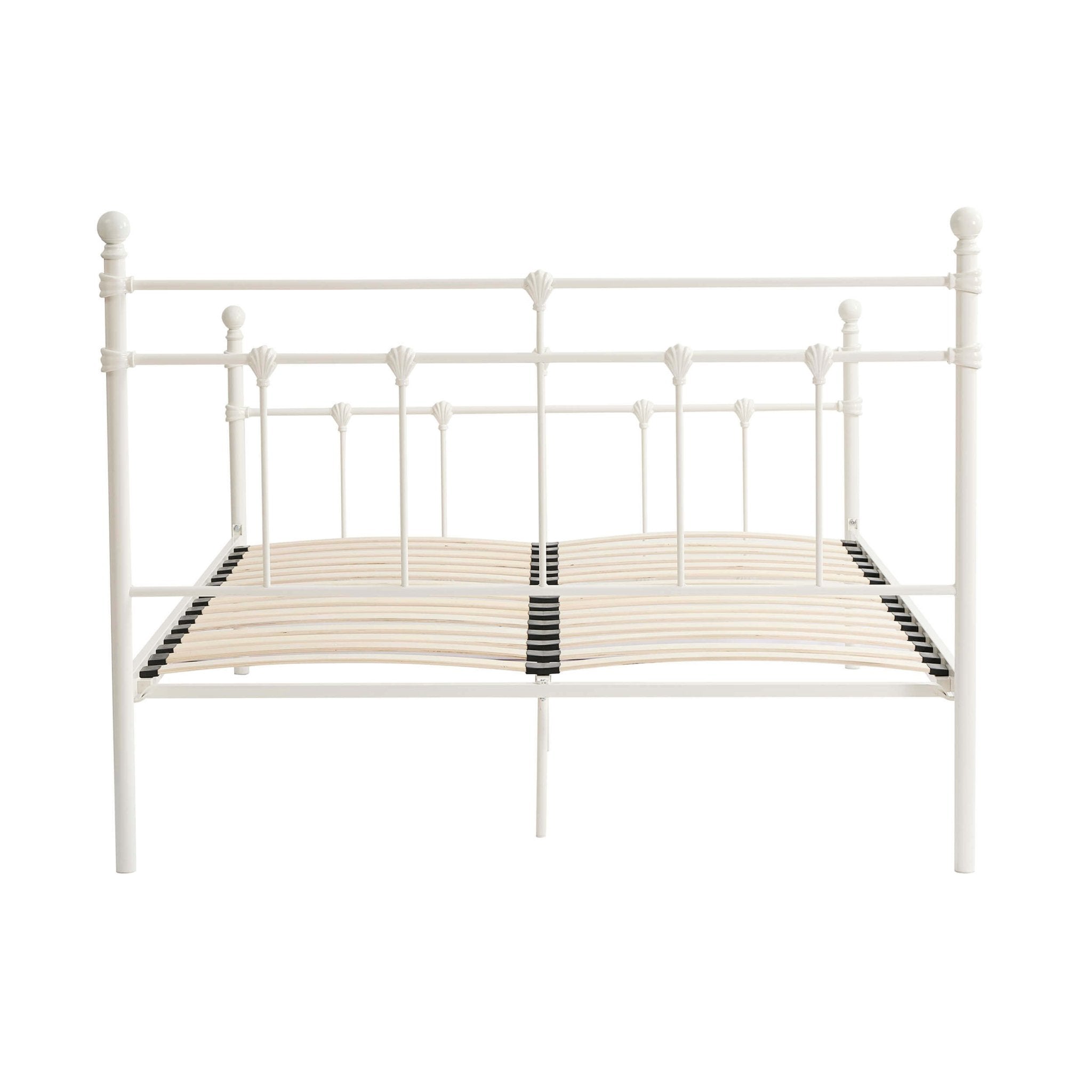 Lit en métal - Blanc