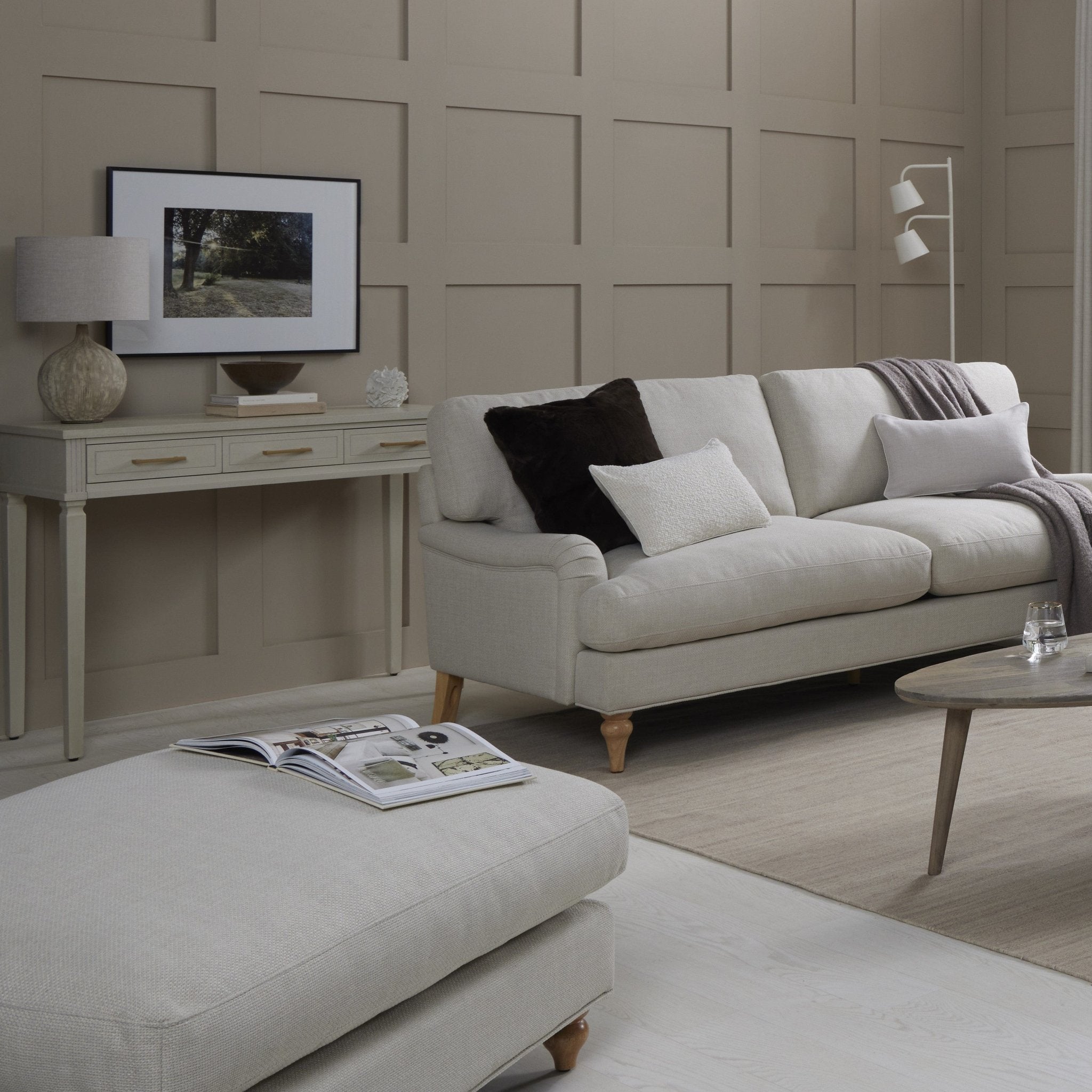 Canapé 3 places - Beige