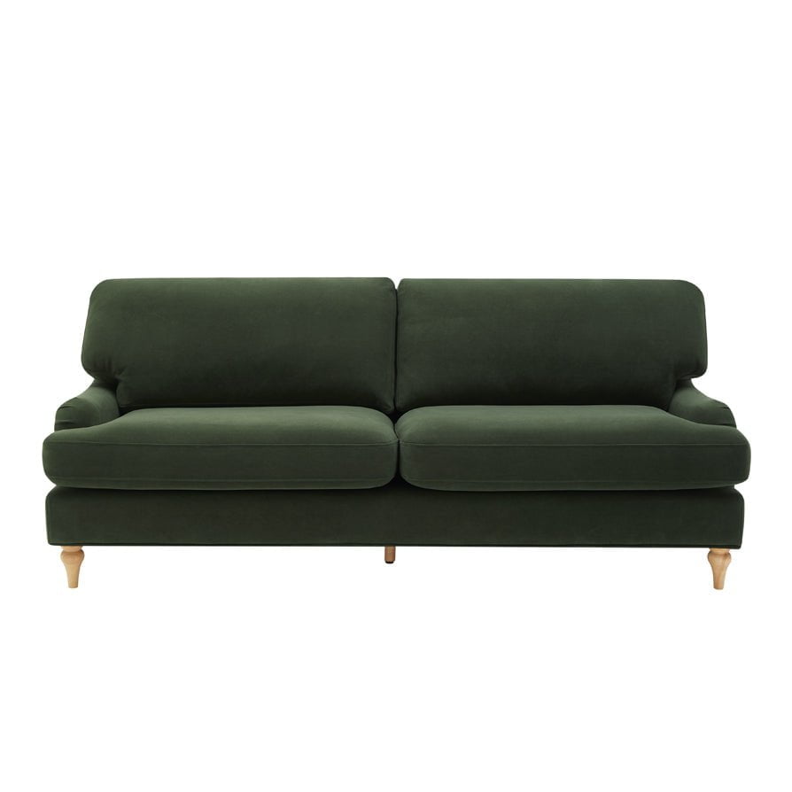 Canapé 3 places - Vert olive foncé