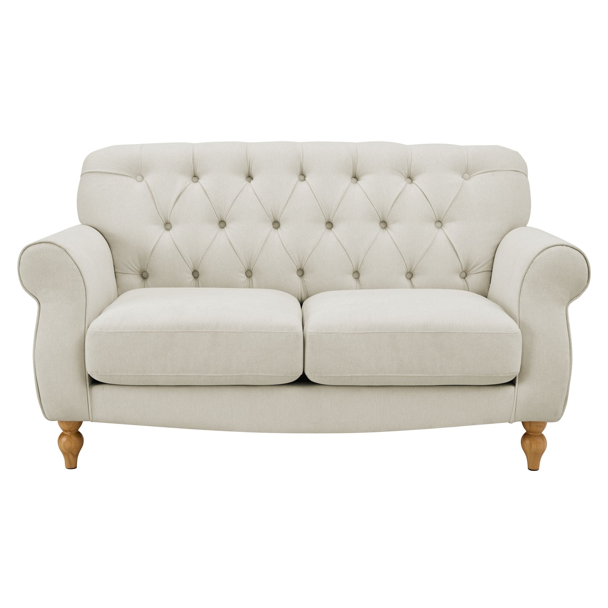 Canapé 2 places - Lin crème