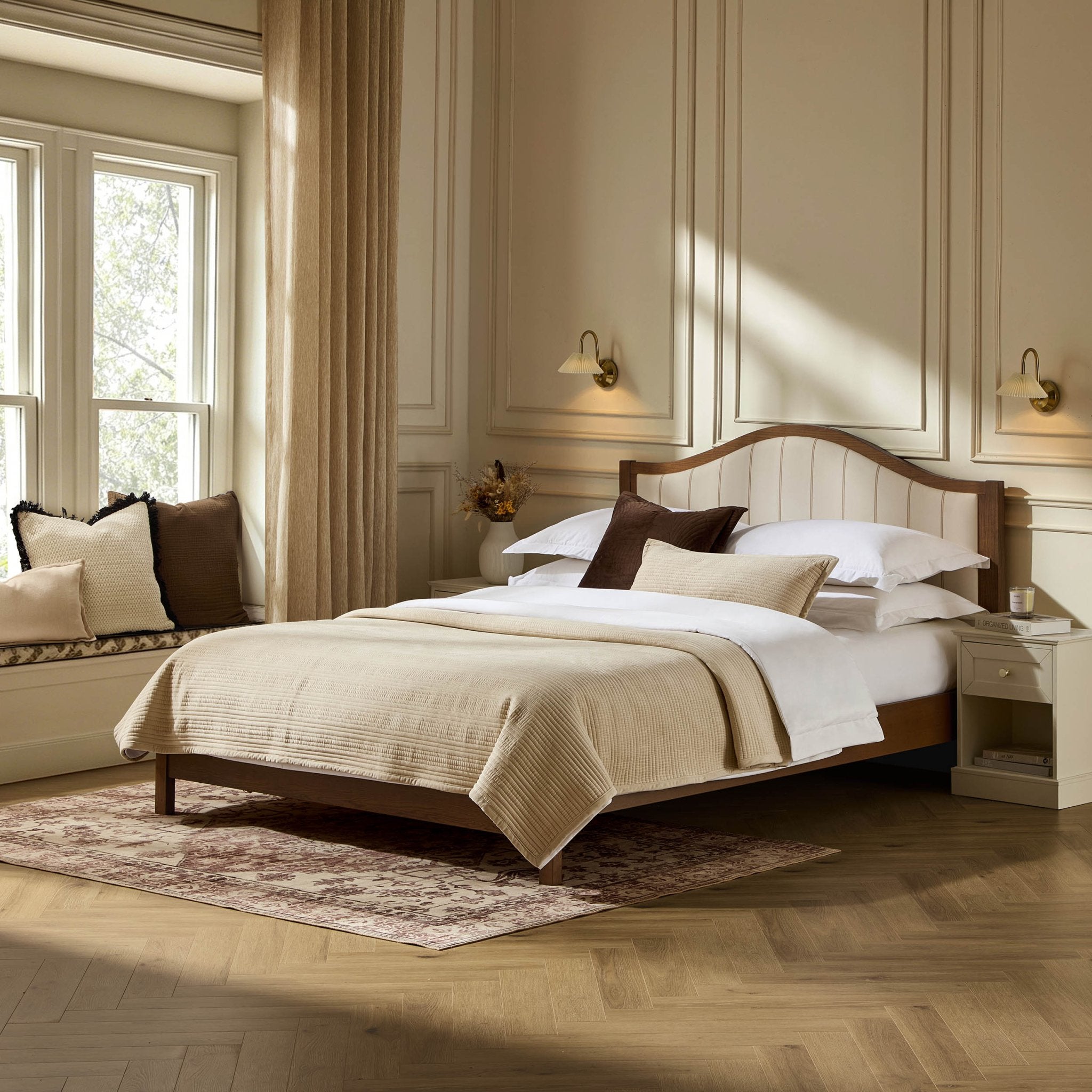 Couleurs neutres pour la chambre