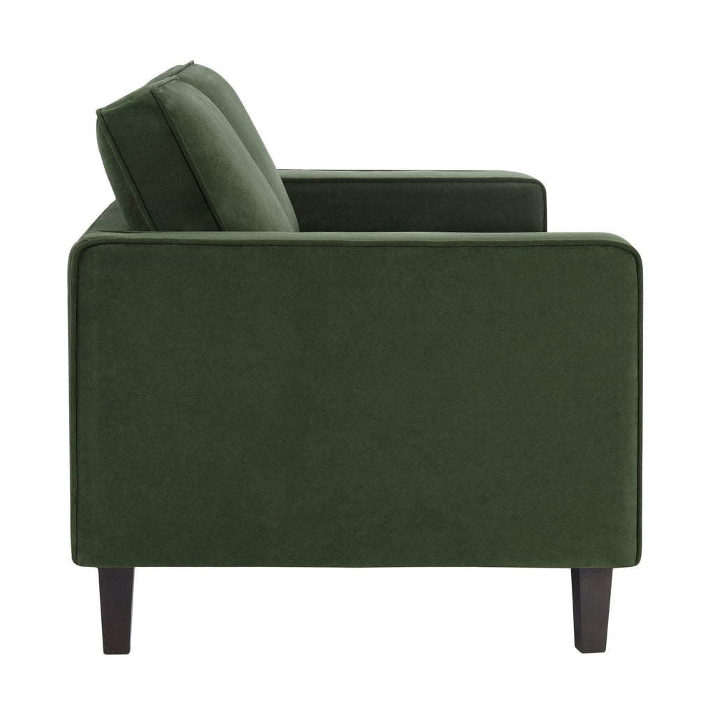 Canapé 2 places - Vert olive foncé