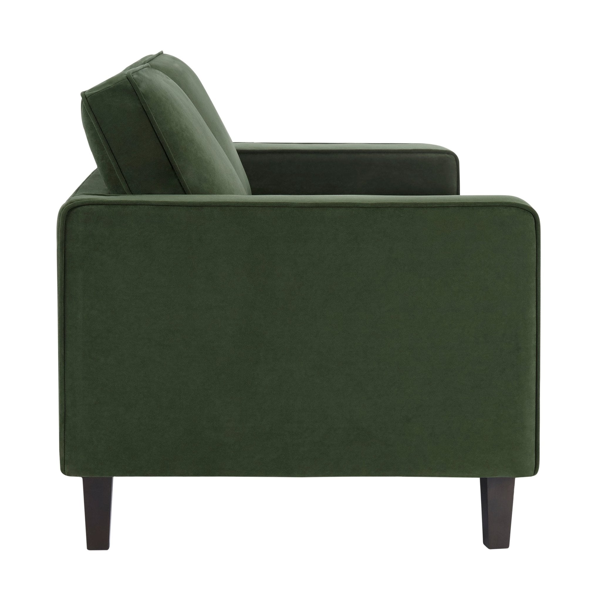 Canapé 2 places - Vert olive foncé