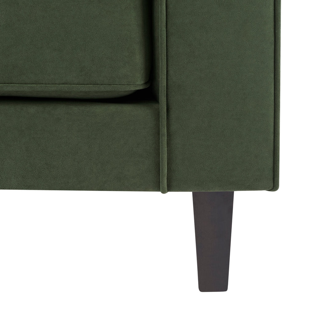 Canapé 3 places - Vert olive foncé