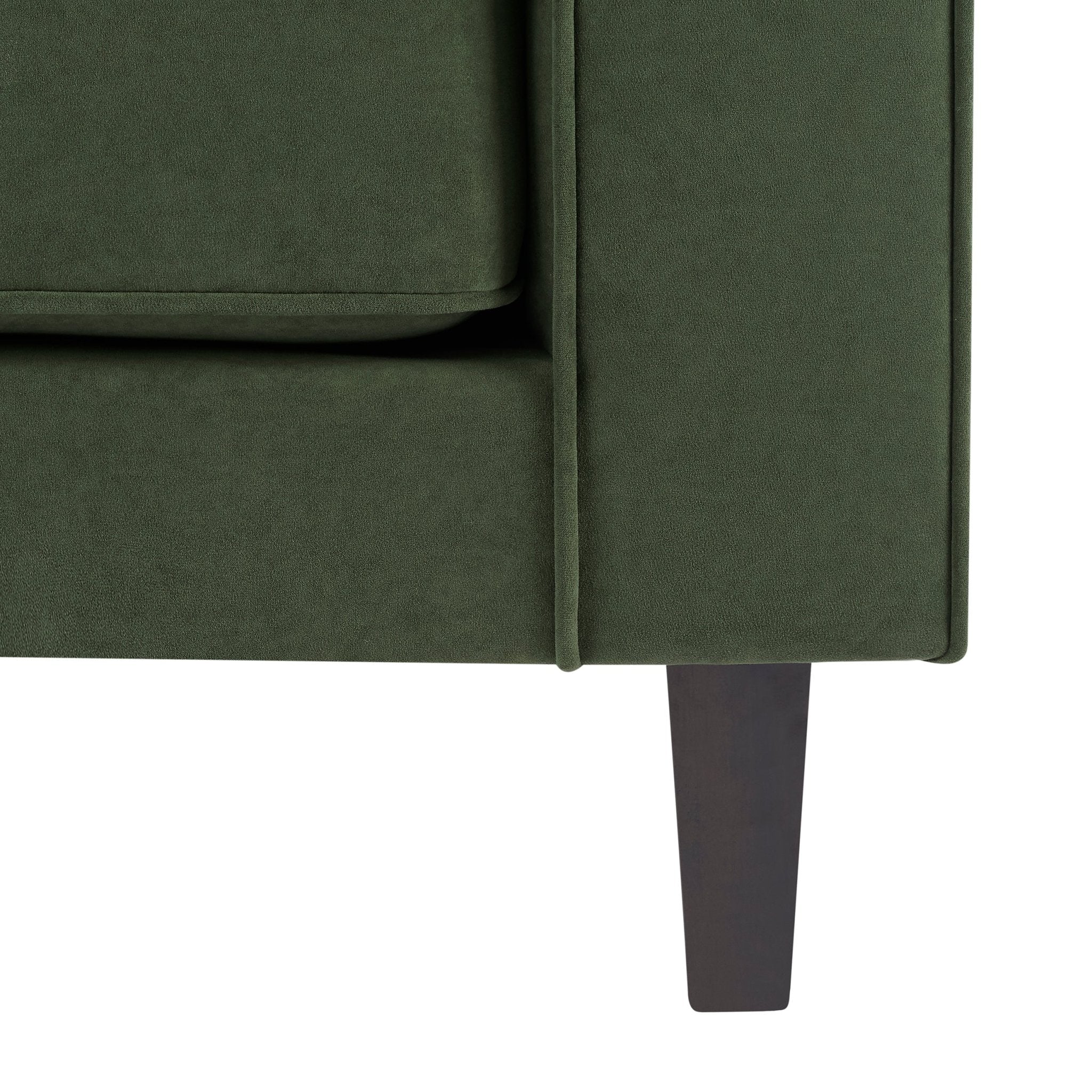 Canapé 3 places - Vert olive foncé